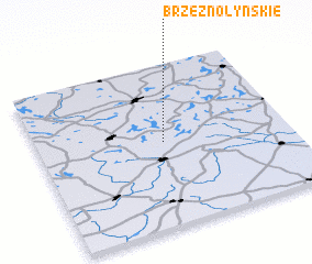 3d view of Brzeźno Łyńskie