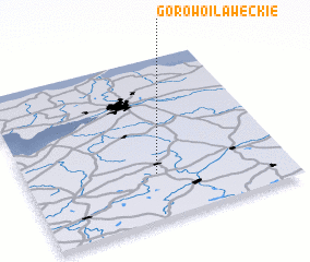 3d view of Górowo Iławeckie