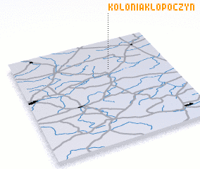 3d view of Kolonia Kłopoczyn