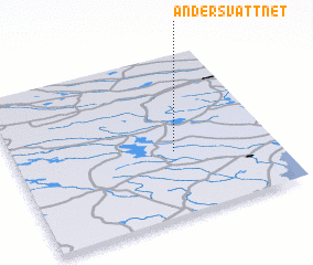 3d view of Andersvattnet