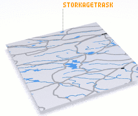 3d view of Storkågeträsk