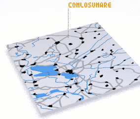 3d view of Comloşu Mare