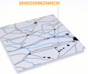 3d view of Grodzisk Mazowiecki