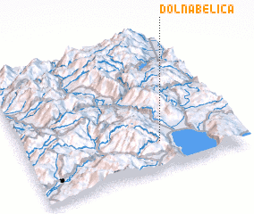 3d view of Dolna Belica