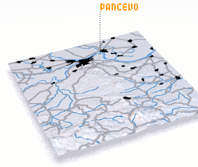 3d view of Pančevo