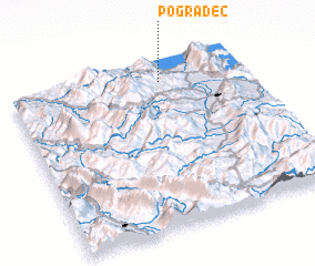 3d view of Pogradec