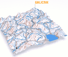 3d view of Galičnik