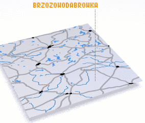 3d view of Brzozowo Dąbrówka