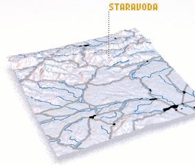 3d view of Stará Voda