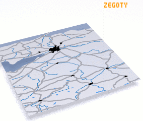 3d view of Żegoty