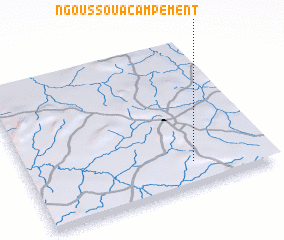 3d view of Ngoussoua Campement