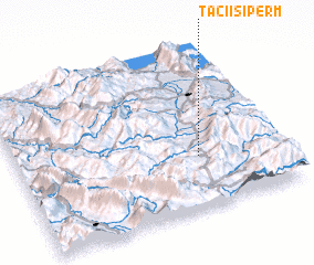 3d view of Taçi i Sipërm