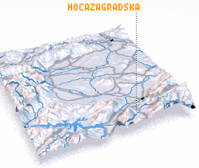 3d view of Hoča Zagradska