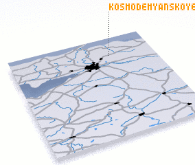 3d view of Kosmodem\