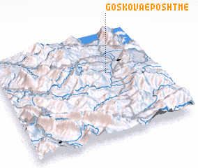 3d view of Goskova e Poshtme