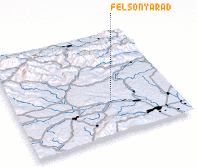 3d view of Felsőnyárád