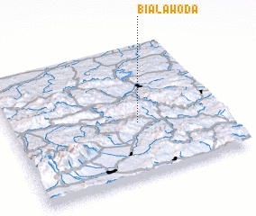 3d view of Białawoda