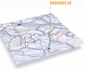 3d view of Međurečje