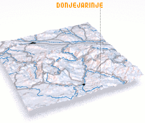 3d view of Donje Jarinje