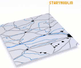 3d view of Stary Modlin