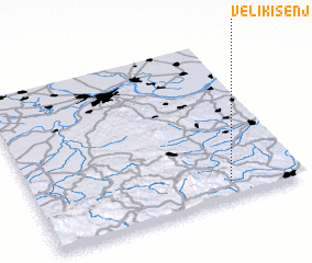 3d view of Veliki Šenj