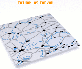 3d view of Tótkomlósi Tanyák