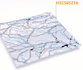 3d view of Kiscsászta