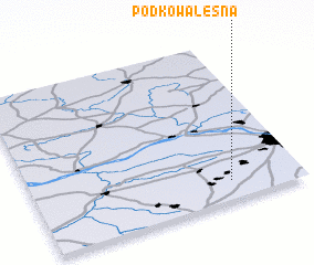 3d view of Podkowa Leśna