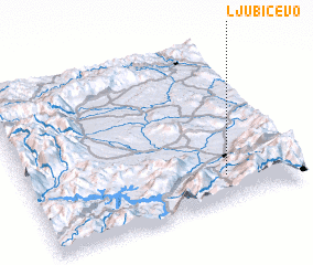 3d view of Ljubičevo