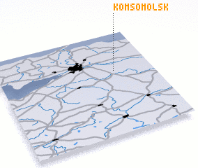 3d view of Komsomol\