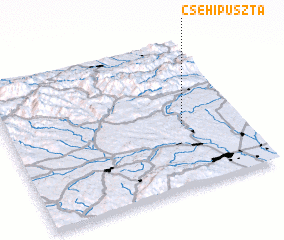 3d view of Csehipuszta