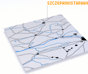 3d view of Szczepanki Stara Wieś