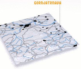 3d view of Gornja Trnava