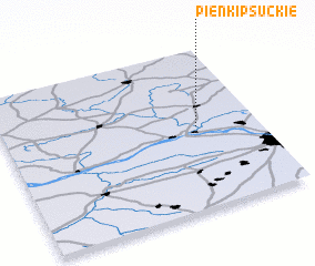 3d view of Pieńki Psuckie