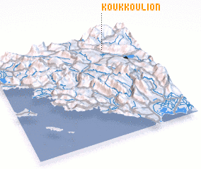 3d view of Koukkoúlion