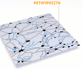 3d view of Petőfipuszta