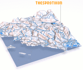 3d view of Thesprotikón