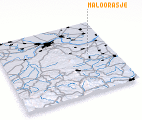 3d view of Malo Orašje