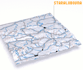 3d view of Stará ľubovňa