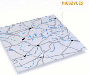 3d view of Międzyleś