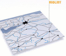 3d view of Modliny