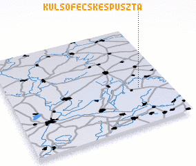 3d view of Külsőfecskéspuszta