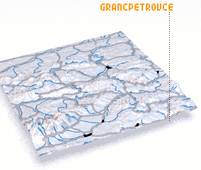 3d view of Granč-Petrovce