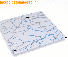 3d view of Mąchocice-Zaradostową