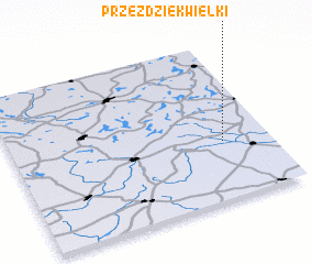 3d view of Przezdzięk Wielki