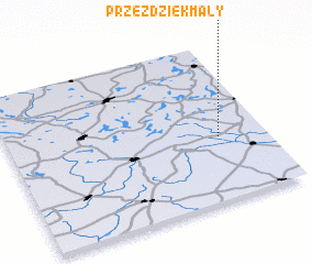 3d view of Przezdzięk Mały