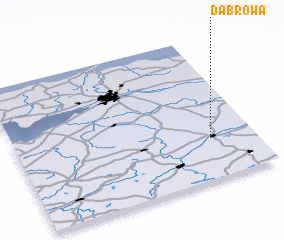 3d view of Dąbrowa