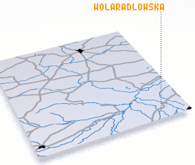 3d view of Wola Radłowska