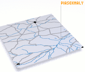 3d view of Piasek Mały