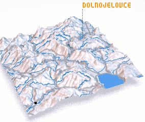 3d view of Dolno Jelovce